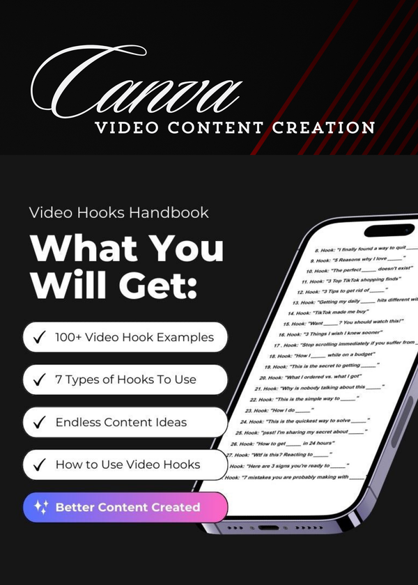 Video Hook Handbook