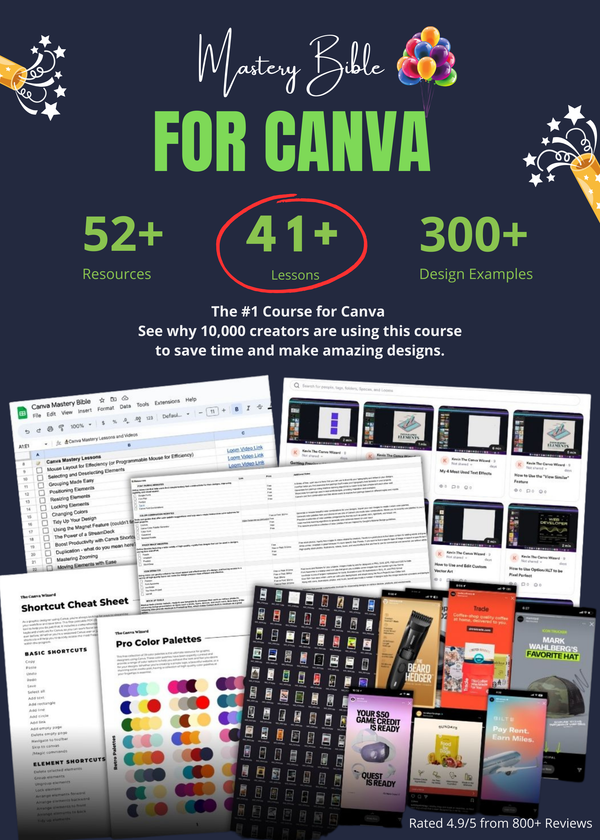 Mastery Bible For Canva