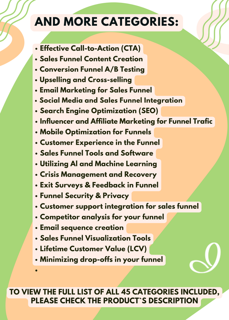 ChatGPT prompts for salles funnel building