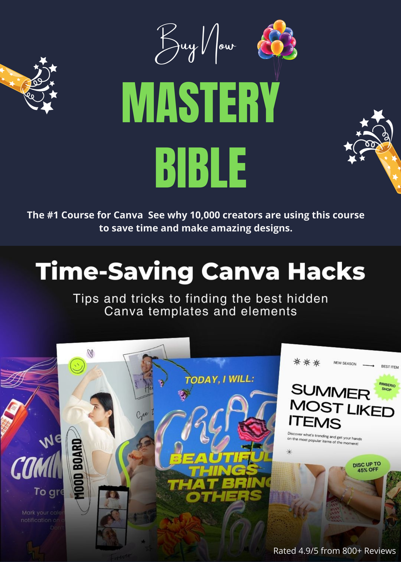 Mastery Bible For Canva