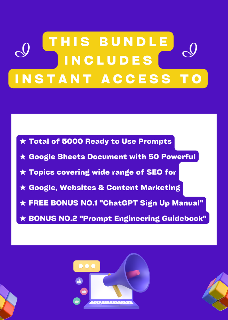 Ultimate ChatGPT Prompts Bundle for Google and Website SEO